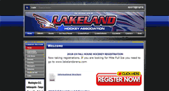 Desktop Screenshot of lakelandhockey.org